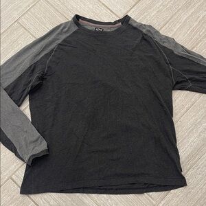 Men's Kuhl Black and Gray Long Sleeve Shirt